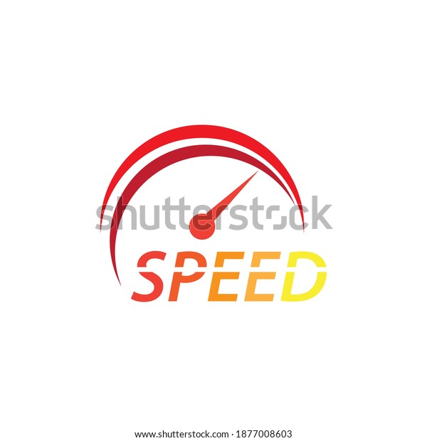 Fast speed logo vector\
template