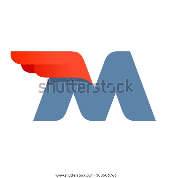 Fast Speed M Letter Logo Design Stock Vector (Royalty Free) 305506766 ...