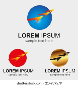 Fast speed symbol move Concept vector