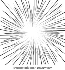 Fast speed warp. Abstract fast speed lines. Flat design, vector illustration, vector.