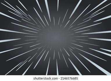 Fast speed warp. vector illustration