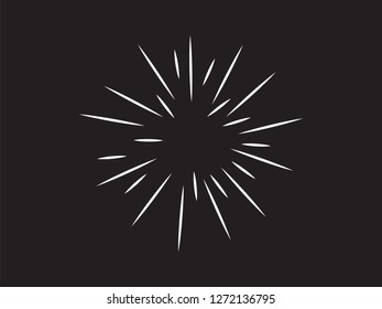 Fast speed warp vector. Zoom fade converging vector background