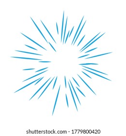 Fast speed warp vector. Zoom fade converging vector background