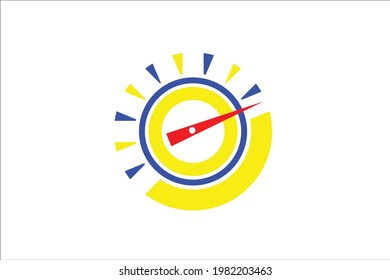 logotipo de ilustración rápida o estable