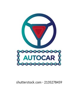 Fast-Steering-Logo-Designs Konzept Vektor. Symbol für schnelle Automotive-Logo-Designs