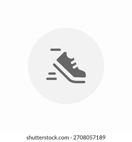 fast steps icon sign vector