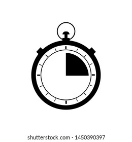 Fast stopwatch line icon. Fast delivery shipping service sign. Speed clock symbol urgency, deadline, time management, competition sign – for stock vector