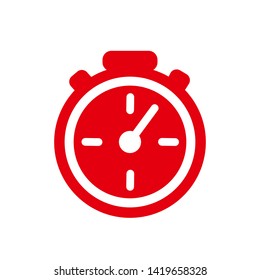 Fast stopwatch line icon. Fast time sign. Speed clock symbol urgency, deadline, time management, competition sign – for stock