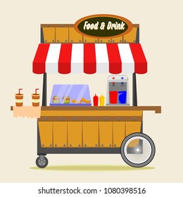 Fast Street Food Cart