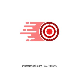 Fast Target Icon Logo Design Element