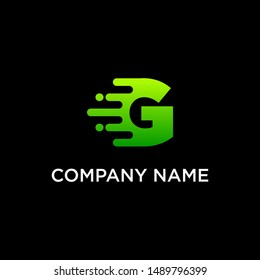 fast technology letter G logo design. speed design concept. Progress abstract creative sign. -vector