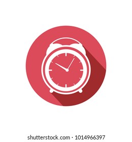 Fast time clock logo design illustration,luxury simple design