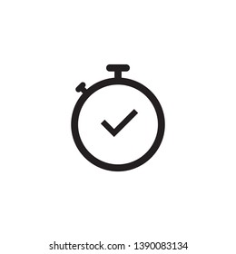 fast time, deadline icon vector illustration