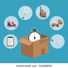 fast time delivery transport logistic