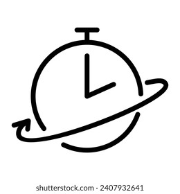 fast time icon design. time management sign and system.