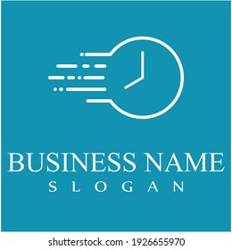Fast Time Icon Logo Design vector