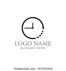 Fast Time Icon Logo Design vector