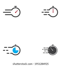Vector de diseño de iconos de tiempo rápido