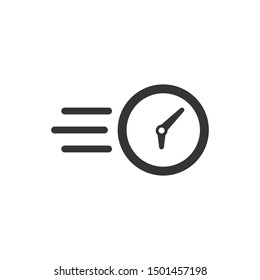 Fast time icon. vector graphics