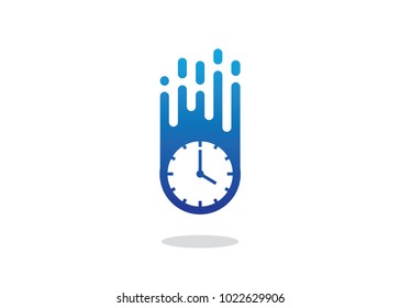 Fast Time Logo Design Template, Element Design, Vector Design