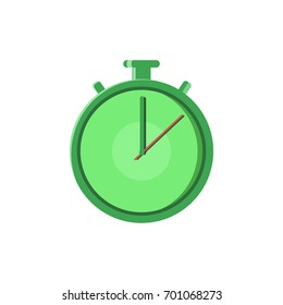 Fast Time Logo Quick Delivery Servic. Flat vector icon for the mobile application and website design. Vector Illustration isolated on white background. Logo, app, infographic.