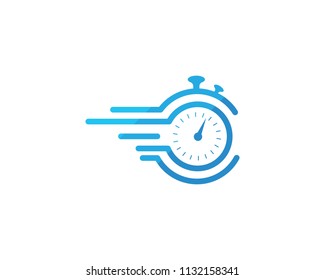 Fast Time logo vector template
