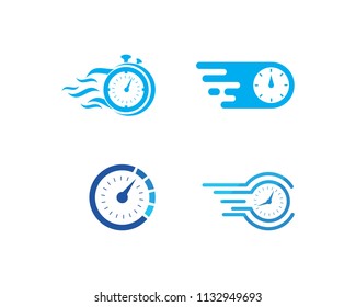 Fast Time logo vector template