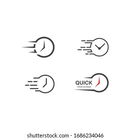 Fast Time logo vector template