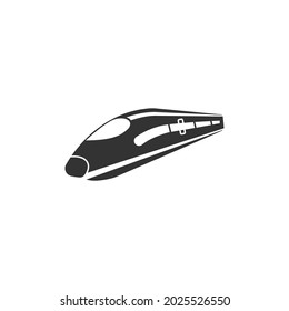 Fast train icon design illustration template