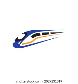 Fast train icon design illustration template