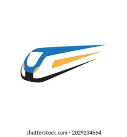 Plantilla de ilustración de icono de tren rápido