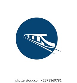 Fast Train icon Logo Vector Template 