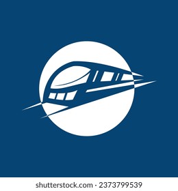 Fast Train icon Logo Vector Template 