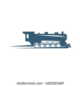Fast train logo design vector template, Creative design, icon symbol