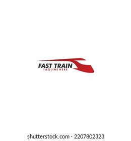 Fast train logo icon vector isolated