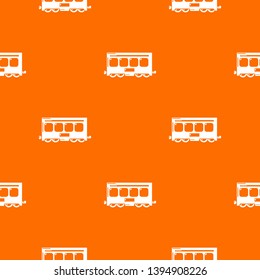 Fast train pattern vector orange for any web design best