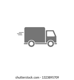 Fast truck. Fast delivery icon