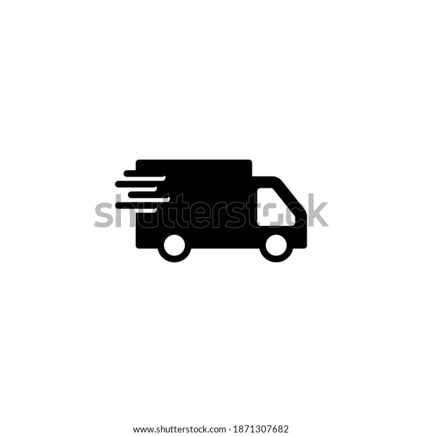 fast truck
icon, delivery symbol For your
website