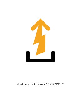 Fast upload icon graphic design template vector illustration isolated