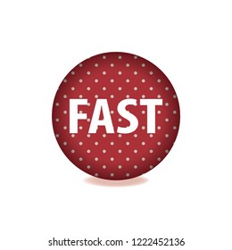 Fast vector button, web design element