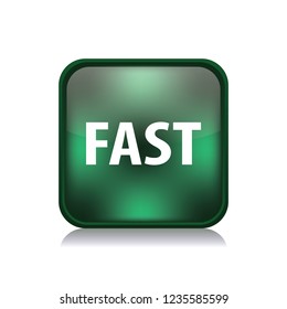 Fast vector button, web design element