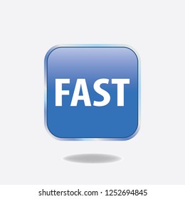 Fast vector button, web design element