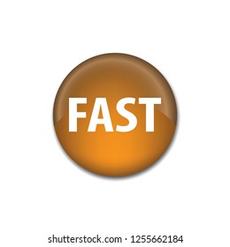 Fast vector button, web design element