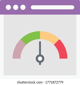 icono de color plano vector rápido 
