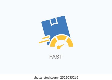 Fast Vector Icon Or Logo Illustration