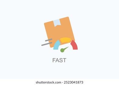 Fast Vector Icon Or Logo Illustration