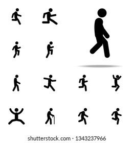 fast, walking icon. Walking, Running People icons universal set for web and mobile