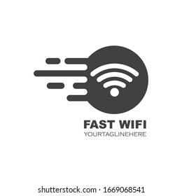 fast wifi vector illustration icon design