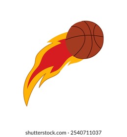 Dibujos animados de baloncesto de velocidad rápida. defensa de rebote, pivote ofensivo, bloque de salto signo de baloncesto de velocidad rápida. símbolo aislado Ilustración vectorial