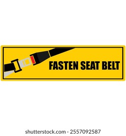 Fasten seat belts, sign vector